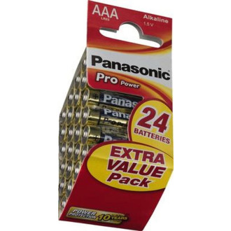 Panasonic LR03PPG/24BW AAA Batterie Micro LR03PPG24BW / 24 Stück Blister