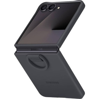 Samsung Silicone Cover mit Ring Galaxy Z Flip7 5G Schwarz