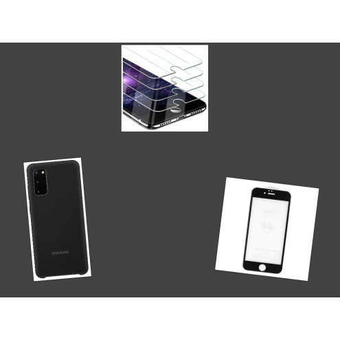 REWE Zubehört SET Samsung Galaxy A52/A52s (Panzerglasfolie inkl. kleben & Hülle)