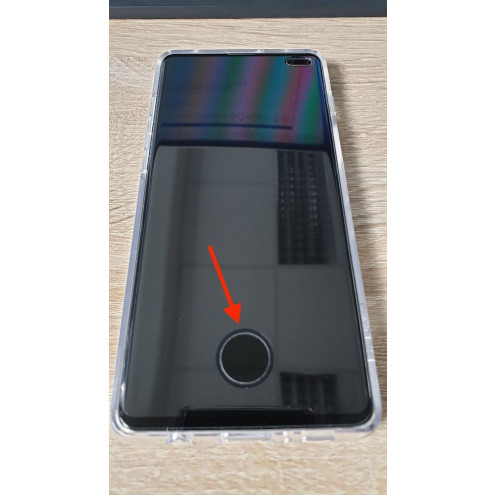 PanzerGlasFolie 5D CaseFriendly Samsung Galaxy S10 schwarz Fingerprint ready