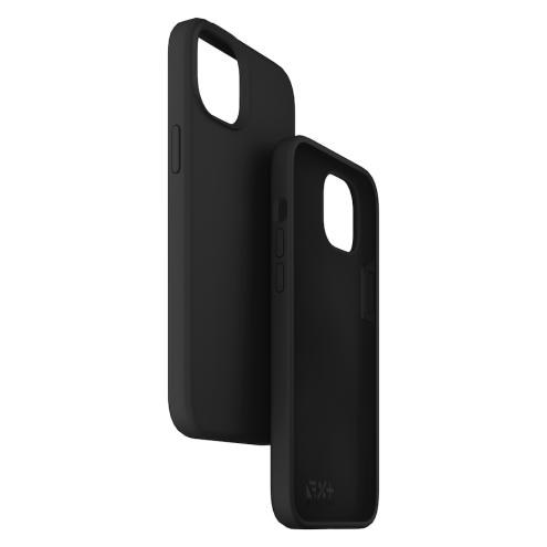 NEXT.ONE Silicon Case iPhone 15 schwarz min. Waste