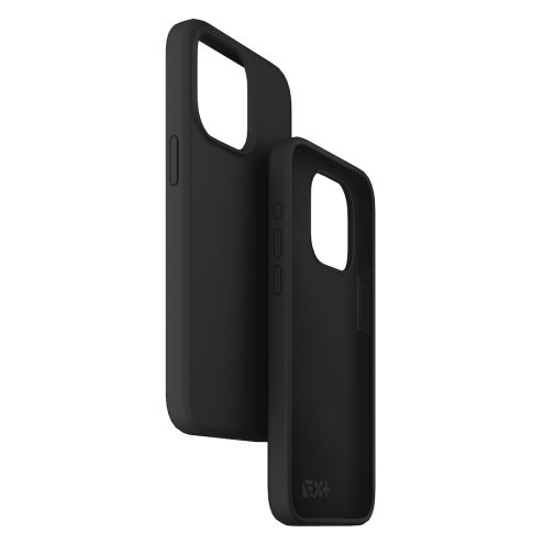 NEXT.ONE Silicon Case iPhone 15 Pro schwarz min. Waste