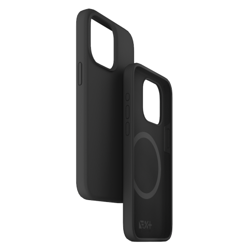 NEXT.ONE Silicon Case MagSafe iPhone 15 Pro Max schwarz