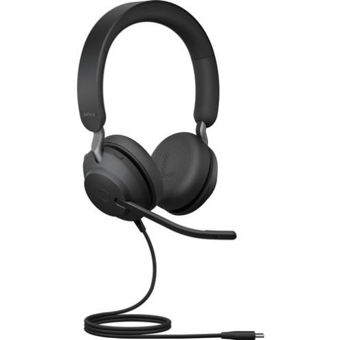 Jabra Evolve2 40 SE USB-C MS ACCS Stereo schwarz