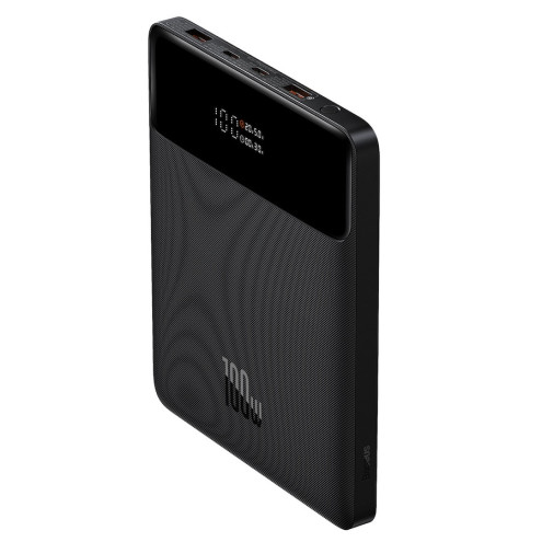 Baseus Blade Ultradünne Powerbank 100W 20000mAh Schwarz PD QC SCP FCP
