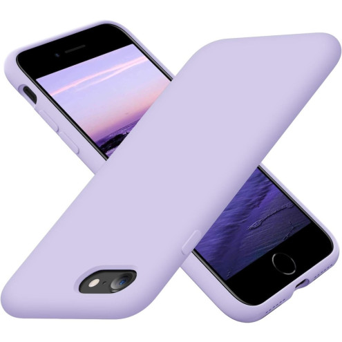 CK Silicone Back Cover iPhone 7/8/SE 2020/SE 2022 Flieder
