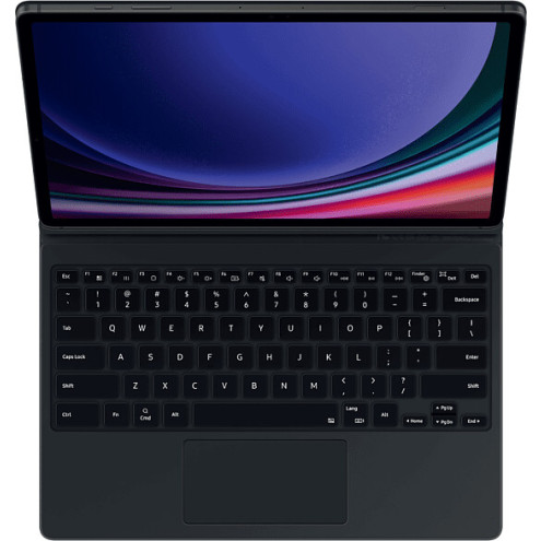 Samsung Keyboard Cover Galaxy Tab S9+ / S9 FE+ schwarz dt. Version