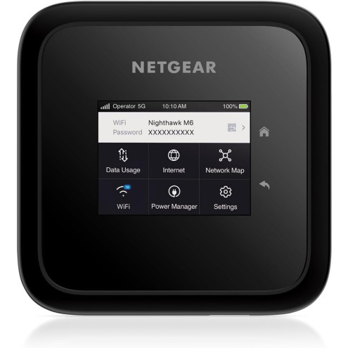 NETGEAR Nighthawk M6, LTE Router 5G, Wi-Fi 6 schwarz offen für alle Netze