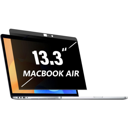 Sichtschutzfolie MacBook Pro 13" ('18-'21/M1) / Air 13" ('16-'22/M1) Magentische Montage