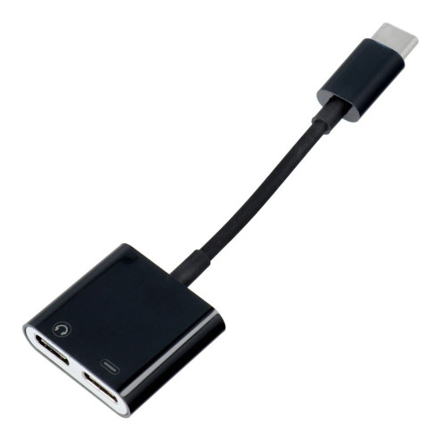 PT Adapter USB-C auf 2x USB-C schwarz min. Waste