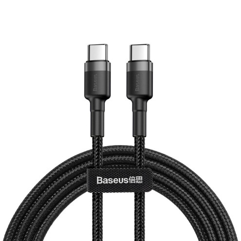 Baseus Cafule USB-C Kabel 60W 1m schwarz-grau