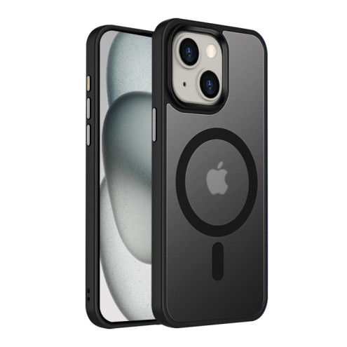 VMAX Matt-Case MagSafe iPhone 15 Plus schwarz min. Waste