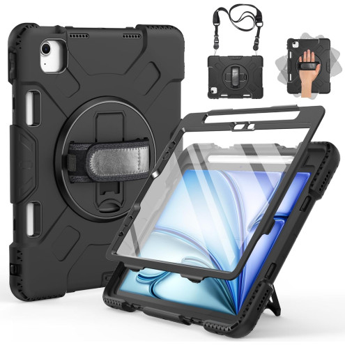 Tablet-Case Rugged iPad Air 11" M3/M2 (2024/2025) schwarz Stoßfeste Hülle