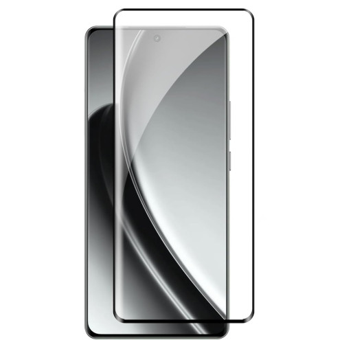PanzerGlasFolie 5D FullGlue Realme GT6/6T schwarz inklusive Kameraschutz Glas