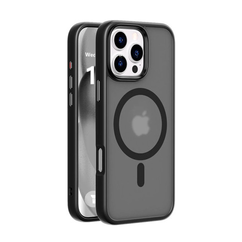 VMAX Matt-Case MagSafe iPhone 16 Pro Max schwarz min. Waste