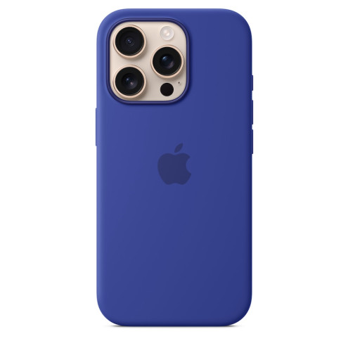 Apple iPhone 16 Pro Silikon Case mit MagSafe ultramarin