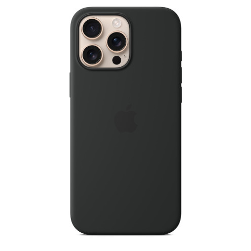Apple iPhone 16 Pro Max Silikon Case mit MagSafe schwarz