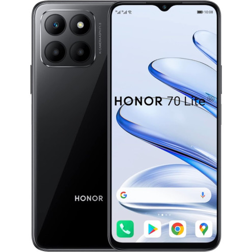 Honor 70 Lite 5G 128 GB Midnight Black offen für alle Netze