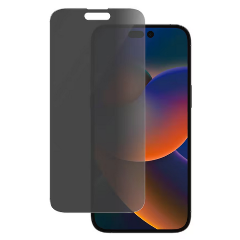 PanzerGlasFolie 5D Fullface privacy iPhone 14 Pro schwarz
