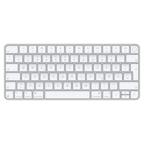 Apple Magic Keyboard Touch ID, weiße Tasten, USB-C deutsch für Mac-Modelle mit Apple Chip