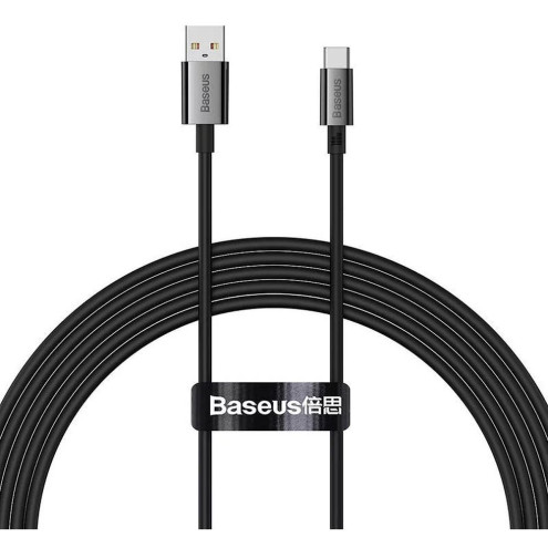 Baseus Superior USB-A/USB-C-Kabel 100W 2m schwarz
