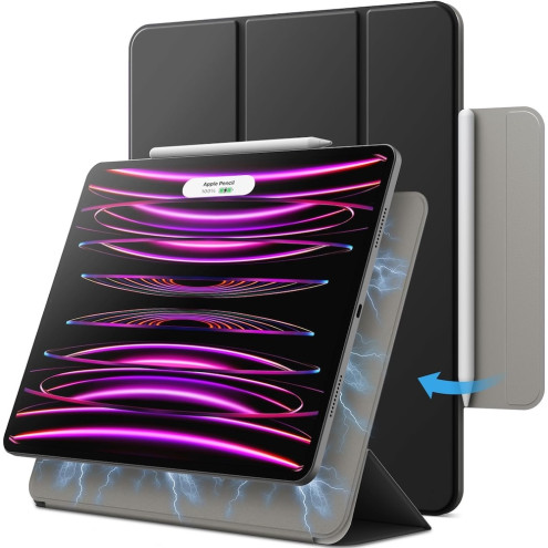 JETech Folio iPad Pro 12.9 ‘22/‘21/‘20/’18 (6./5./4./3. Gen.) schwarz