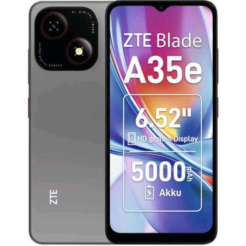 ZTE Blade A35e 2G/64GB silber grau offen für alle Netze