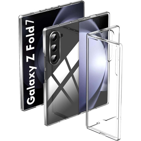 Quolloo Crystal Clear Cover Galaxy Z Fold7 transparent