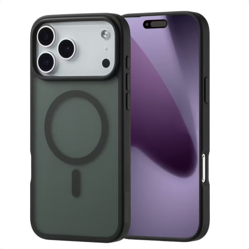 VMAX Matt-Case MagSafe iPhone 17 Pro Max schwarz min. Waste