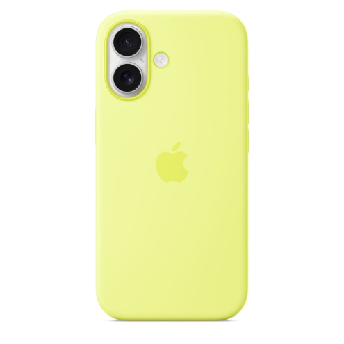 Apple iPhone 17 Silicone Case mit MagSafe - Neon Gelb