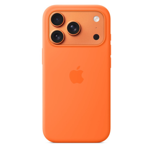 Apple iPhone 17 Pro Silicone Case mit MagSafe – Orange