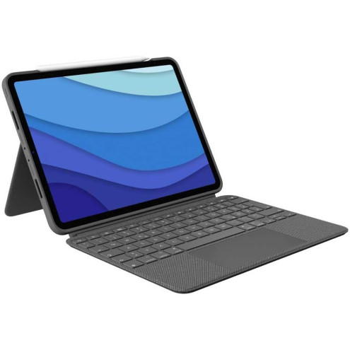 Logitech Combo Touch iPad Pro 11“ (1.-4. Gen – 2018-2022) Keyboard Case grau dt. Version