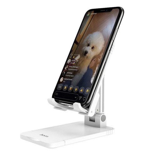 HOCO Schreibtischhalter für Smartphone und Tablet (4,7"-10") weiss