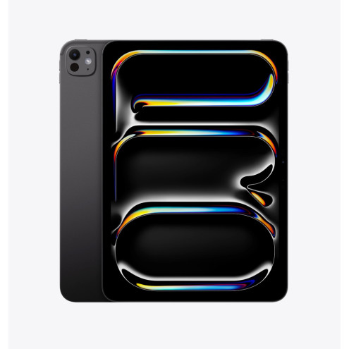 Apple iPad Pro 11" Wi-Fi + Cellular mit Standardglas 256GB Space Schwarz Oktober 2025