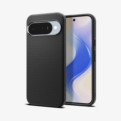 Spigen Liquid Air MagFit Pixel 10/10 Pro schwarz PixelSnap & MagSafe Kompatibel