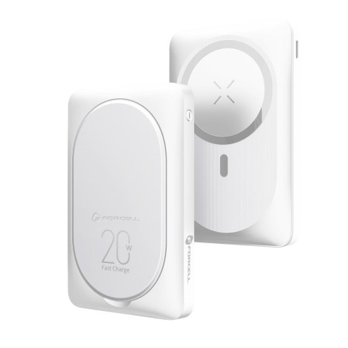 FORCELL MagSafe Powerbank F-Energy F10K2 20W 10.000mAh USB-A & USB-C weiß