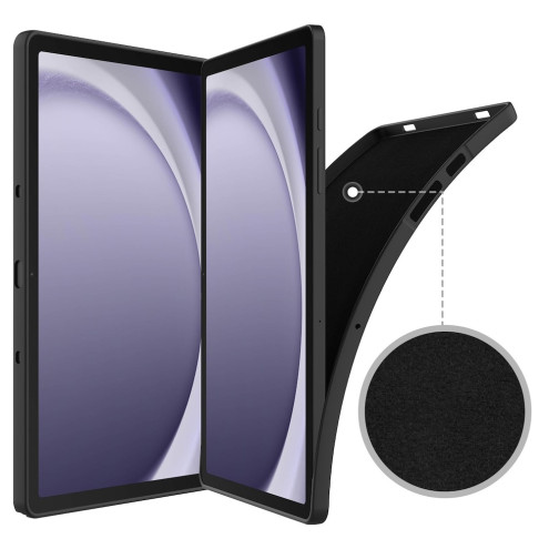 sDesign Silicone Case Samsung Tab A11 Plus 11" schwarz